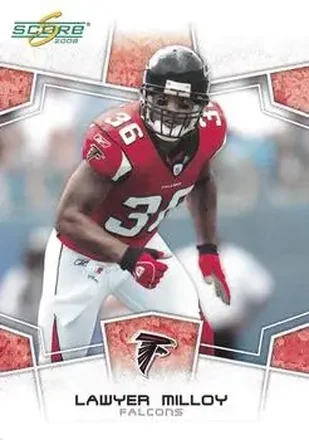 2008 Score #16 - Lawyer Milloy - Atlanta Falcons