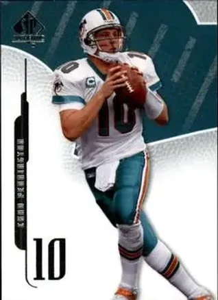 2008 SP Authentic #6 - Chad Pennington - Miami Dolphins