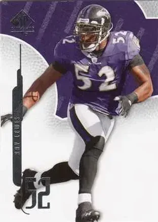 2008 SP Authentic #13 - Ray Lewis - Baltimore Ravens