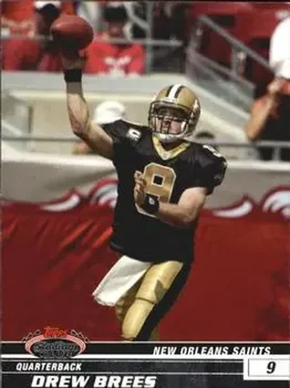 2008 Stadium Club #1 - Drew Brees - New Orleans Saints