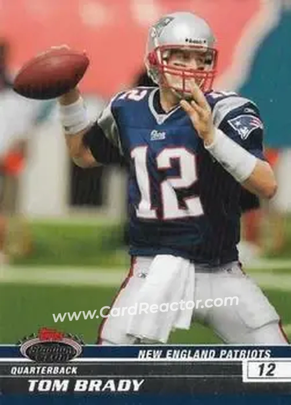 2008 Stadium Club #2 - Tom Brady - New England Patriots - Front