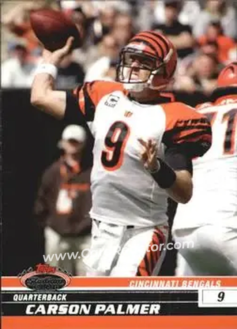 2008 Stadium Club #4 - Carson Palmer - Cincinnati Bengals - Front 2008 Stadium Club #4 - Carson Palmer - Cincinnati Bengals - Front