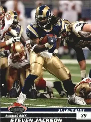 2008 Stadium Club #10 - Steven Jackson - St. Louis Rams