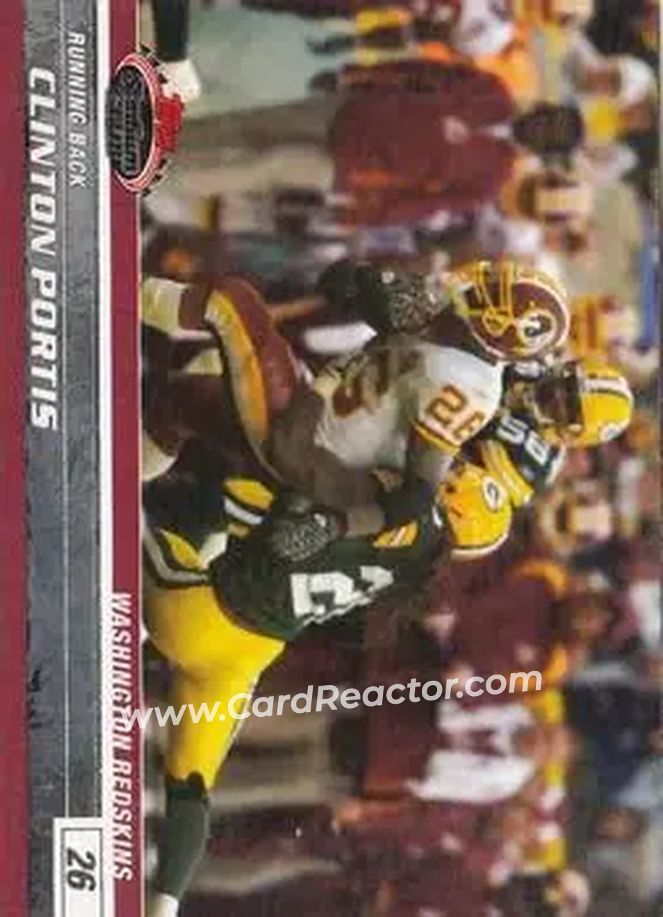 2008 Stadium Club #12 - Clinton Portis - Washington Redskins - Front