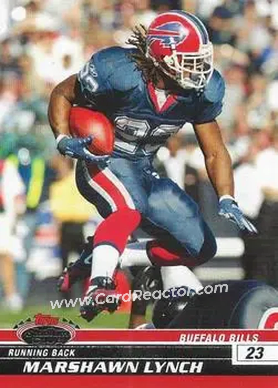2008 Stadium Club #18 - Marshawn Lynch - Buffalo Bills - Front