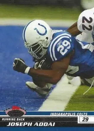 2008 Stadium Club #19 - Joseph Addai - Indianapolis Colts