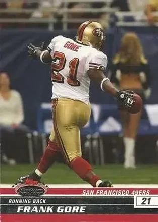 2008 Stadium Club #21 - Frank Gore - San Francisco 49ers