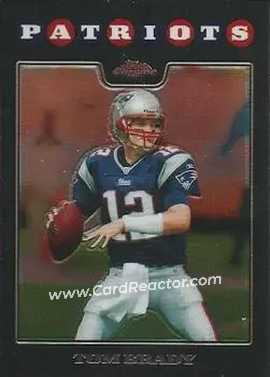 2008 Topps Chrome #TC3 - Tom Brady - New England Patriots