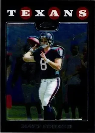 2008 Topps Chrome #TC8 - Matt Schaub - Houston Texans