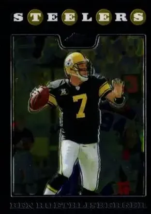 2008 Topps Chrome #TC12 - Ben Roethlisberger - Pittsburgh Steelers
