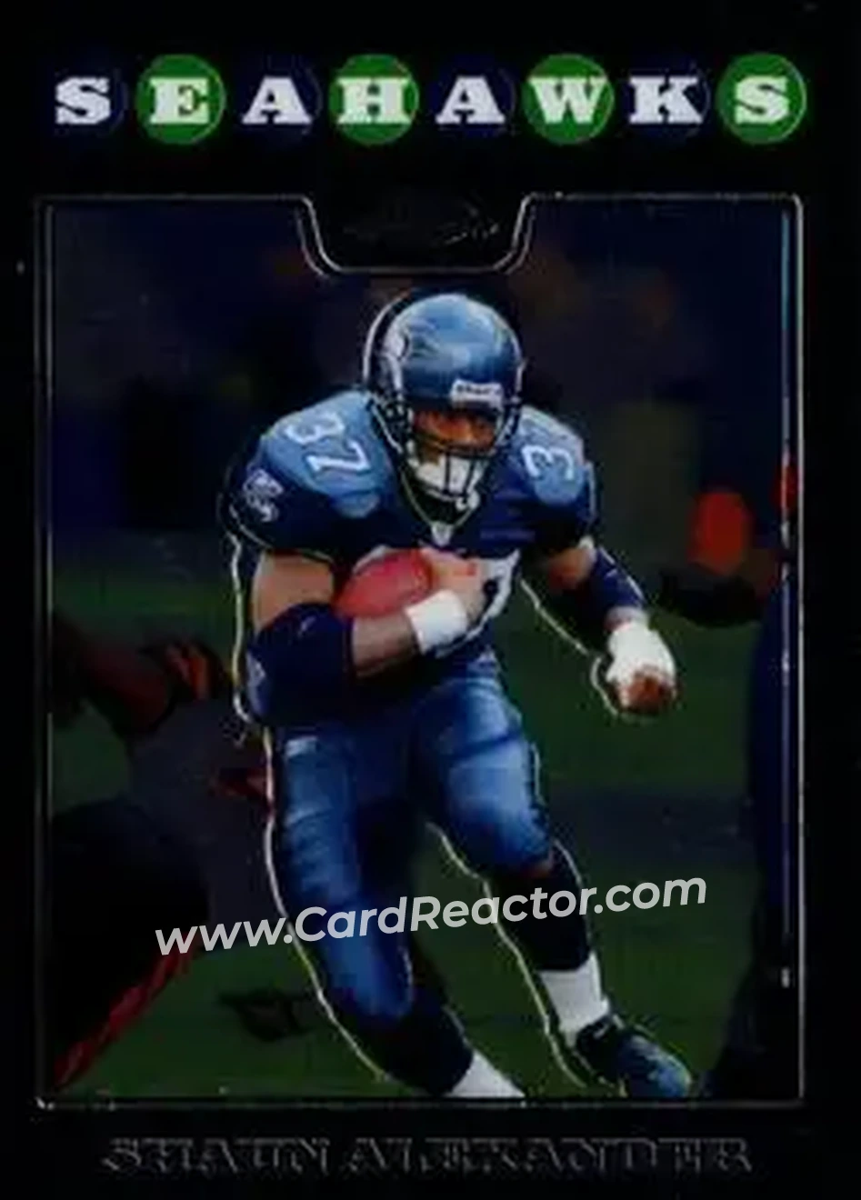 2008 Topps Chrome #TC34 - Shaun Alexander - Seattle Seahawks - Front