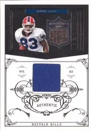2010 Playoff National Treasures - Century Material #155 - Andre Reed - Buffalo Bills