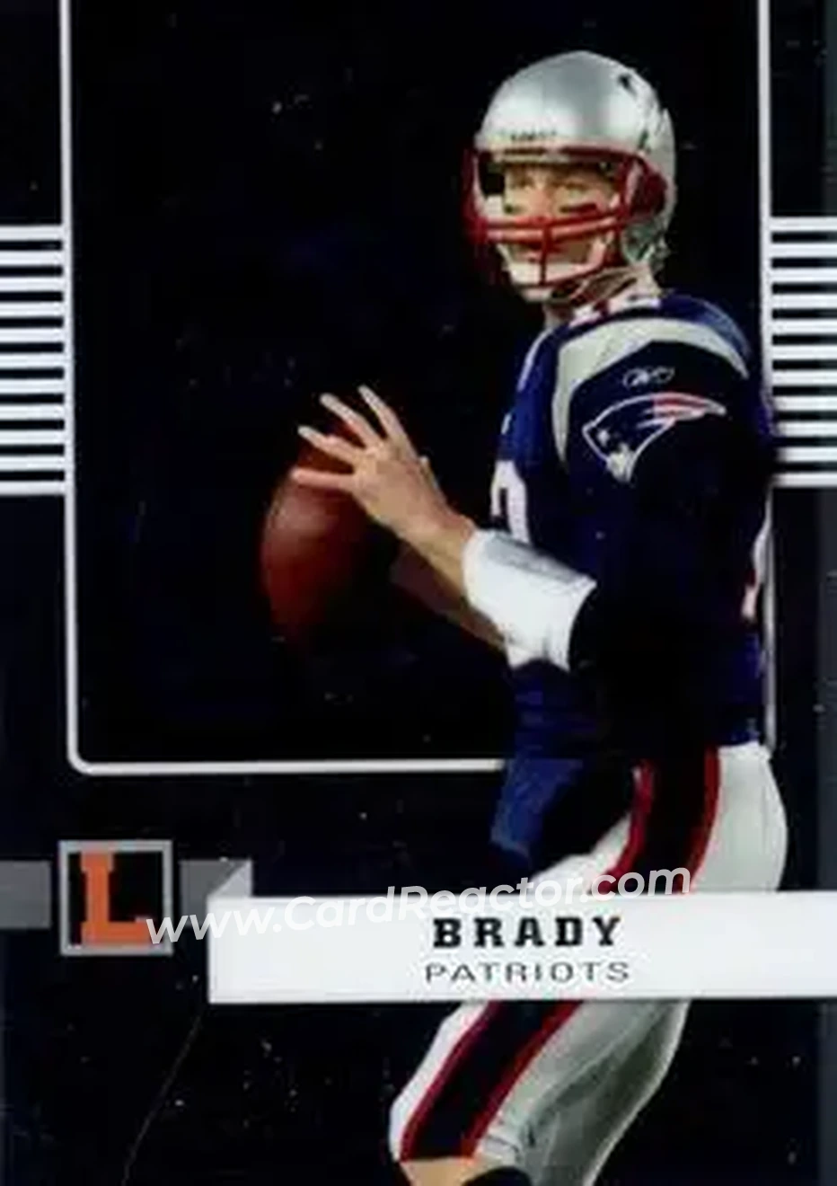 2008 Topps Letterman #2 - Tom Brady - New England Patriots