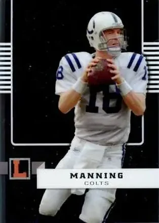2008 Topps Letterman #3 - Peyton Manning - Indianapolis Colts