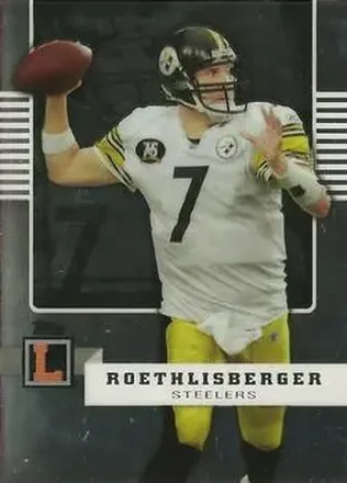 2008 Topps Letterman #5 - Ben Roethlisberger - Pittsburgh Steelers