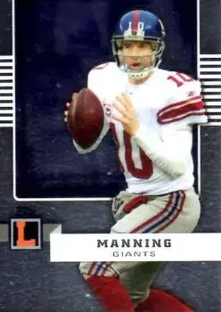 2008 Topps Letterman #6 - Eli Manning - New York Giants