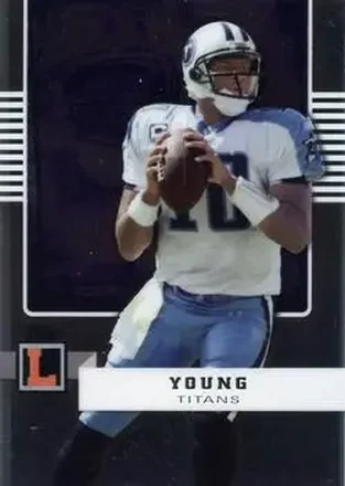 2008 Topps Letterman #8 - Vince Young - Tennessee Titans