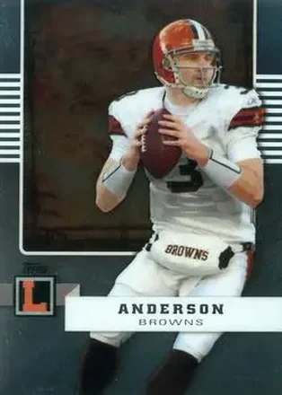 2008 Topps Letterman #10 - Derek Anderson - Cleveland Browns