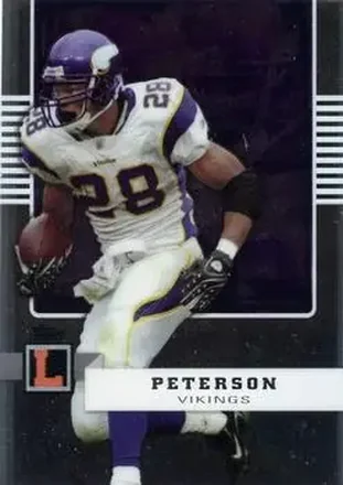 2008 Topps Letterman #16 - Adrian Peterson - Minnesota Vikings