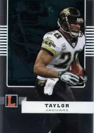 2008 Topps Letterman #20 - Fred Taylor - Jacksonville Jaguars