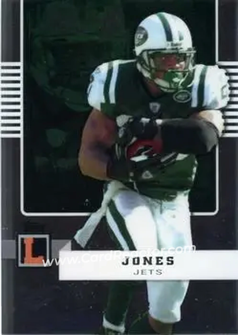 2008 Topps Letterman #30 - Thomas Jones - New York Jets - Front