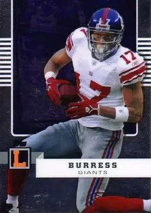 2008 Topps Letterman #35 - Plaxico Burress - New York Giants