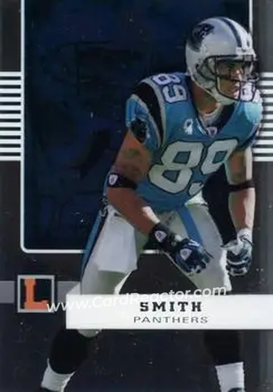 2008 Topps Letterman #40 - Steve Smith Sr. - Carolina Panthers - Front