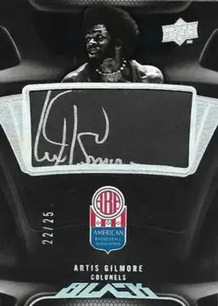 2008-09 UD Black - ABA Autographs #ABA-AG - Artis Gilmore - Kentucky Colonels