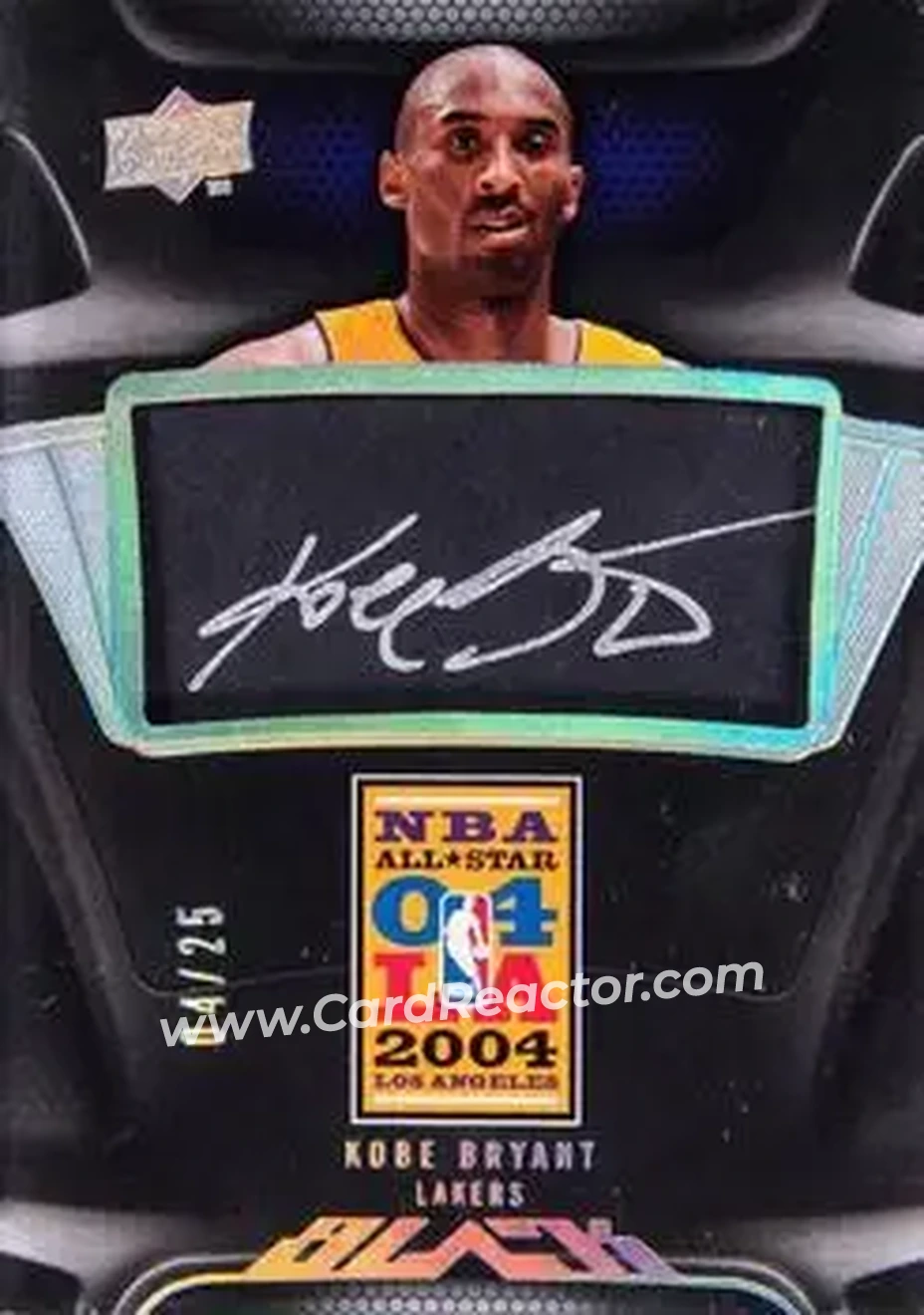 2008-09 UD Black - All-Star Autographs #AS-KB - Kobe Bryant - Los Angeles Lakers - Front