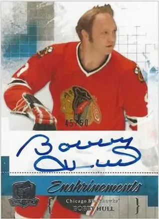 2010-11 Upper Deck The Cup - Enshrinements #CE-BH - Bobby Hull - Chicago Blackhawks