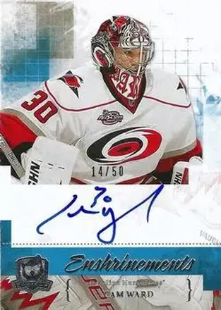 2010-11 Upper Deck The Cup - Enshrinements #CE-CW - Cam Ward - Carolina Hurricanes