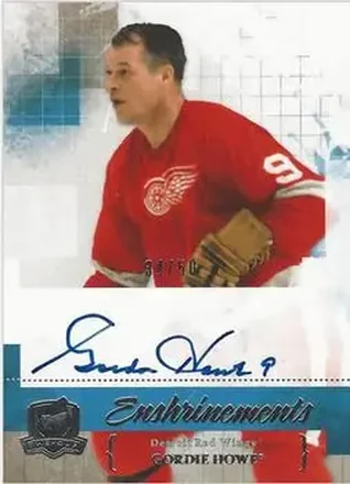 2010-11 Upper Deck The Cup - Enshrinements #CE-GH - Gordie Howe - Detroit Red Wings