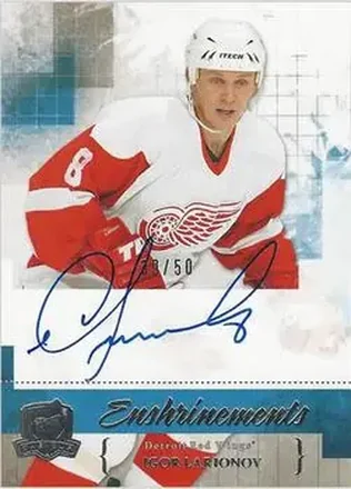 2010-11 Upper Deck The Cup - Enshrinements #CE-IL - Igor Larionov - Detroit Red Wings