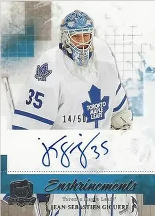 2010-11 Upper Deck The Cup - Enshrinements #CE-JG - Jean-Sebastien Giguere - Toronto Maple Leafs