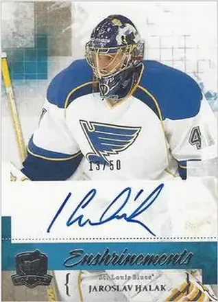 2010-11 Upper Deck The Cup - Enshrinements #CE-JH - Jaroslav Halak - St. Louis Blues