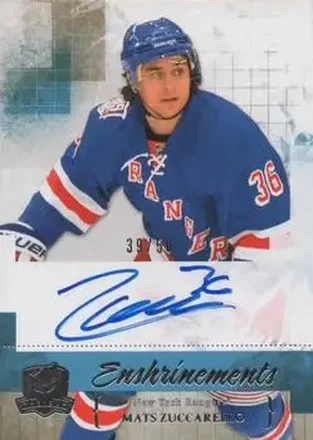 2010-11 Upper Deck The Cup - Enshrinements #CE-MZ - Mats Zuccarello - New York Rangers