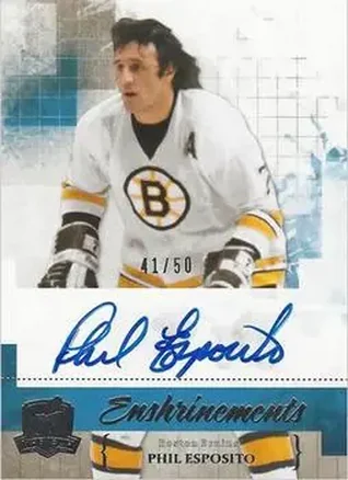 2010-11 Upper Deck The Cup - Enshrinements #CE-PE - Phil Esposito - Boston Bruins