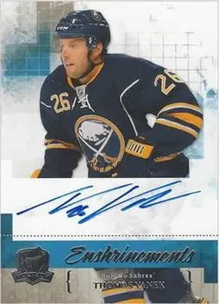 2010-11 Upper Deck The Cup - Enshrinements #CE-TV - Thomas Vanek - Buffalo Sabres