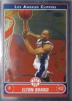 2006-07 Topps Chrome #1 - Elton Brand - Los Angeles Clippers