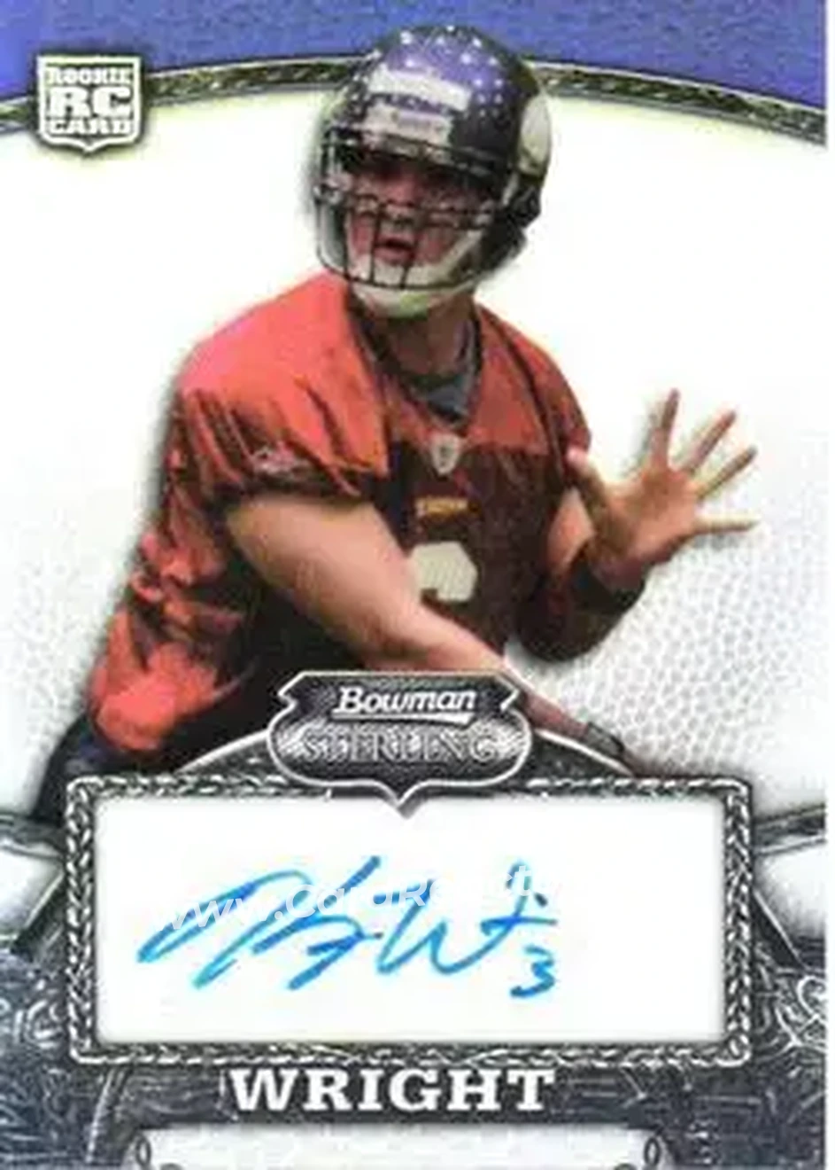 2008 Bowman Sterling #117 - Kyle Wright - Minnesota Vikings - Front