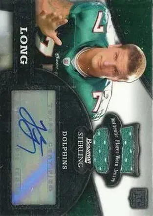 2008 Bowman Sterling #142b - Jake Long - Miami Dolphins