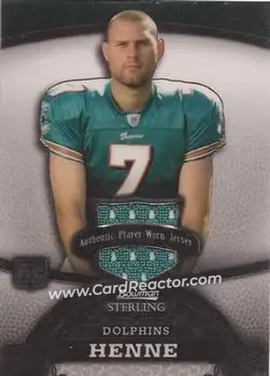 2008 Bowman Sterling #147a - Chad Henne - Miami Dolphins - Front