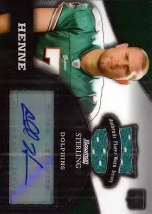2008 Bowman Sterling #147b - Chad Henne - Miami Dolphins