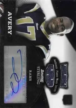 2008 Bowman Sterling #163b - Donnie Avery - St. Louis Rams