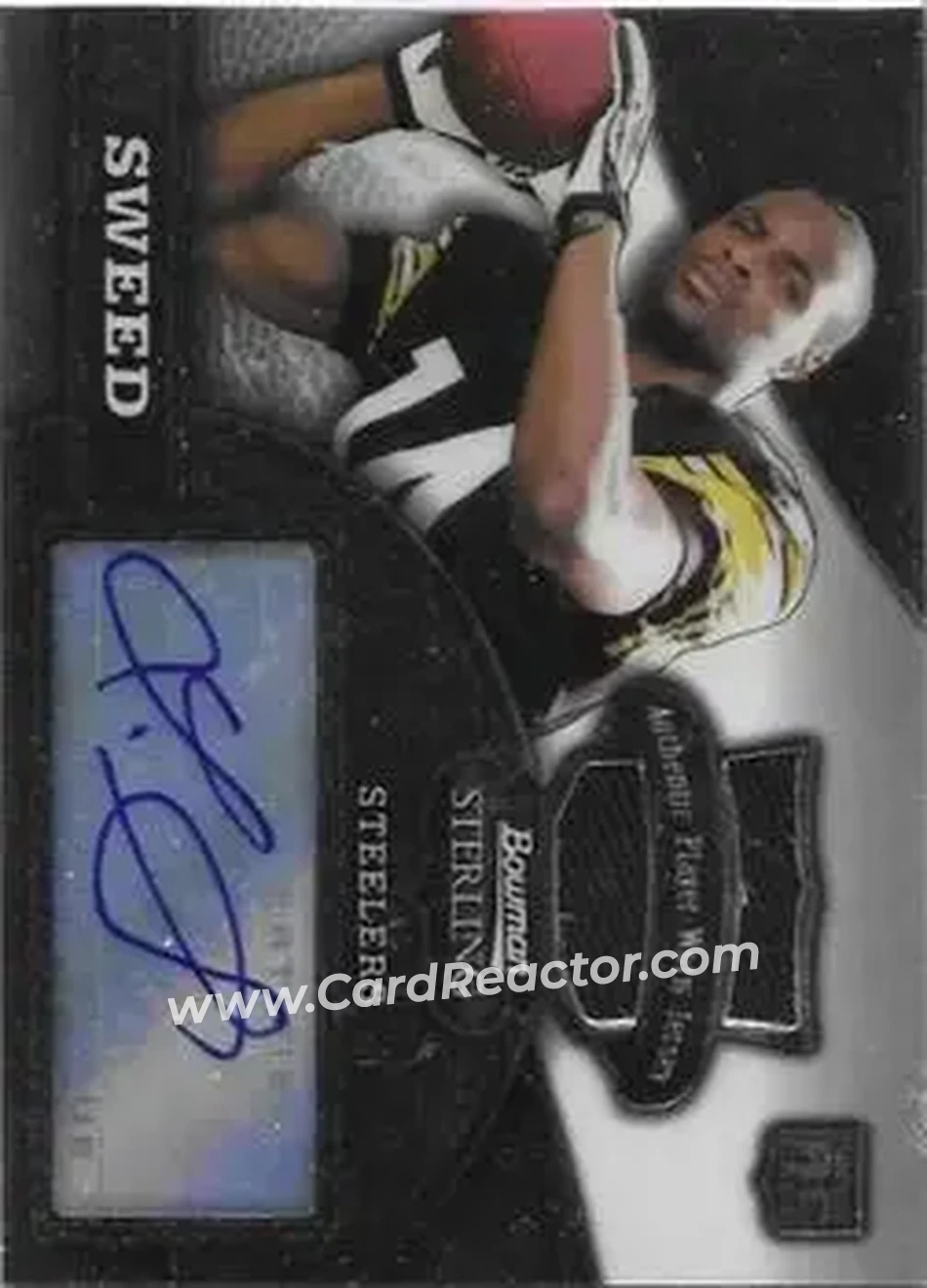 2008 Bowman Sterling #170b - Limas Sweed - Pittsburgh Steelers