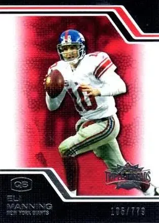 2008 Topps Triple Threads #6 - Eli Manning - New York Giants