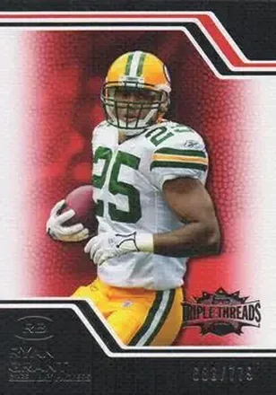 2008 Topps Triple Threads #44 - Ryan Grant - Green Bay Packers