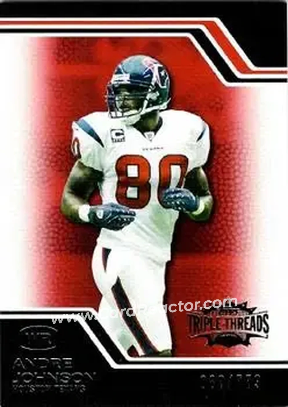 2008 Topps Triple Threads #57 - Andre Johnson - Houston Texans - Front