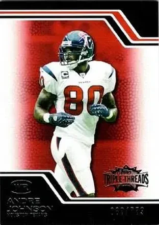 2008 Topps Triple Threads #57 - Andre Johnson - Houston Texans
