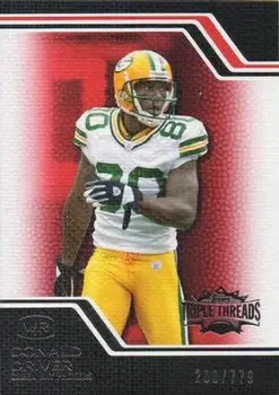 2008 Topps Triple Threads #71 - Donald Driver - Green Bay Packers